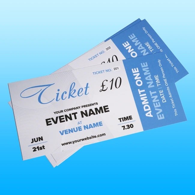 Tickets Printing Kettering